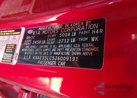 2018 Kia Stinger Gt from USA, damaged, VIN KNAE35LC5J6009191